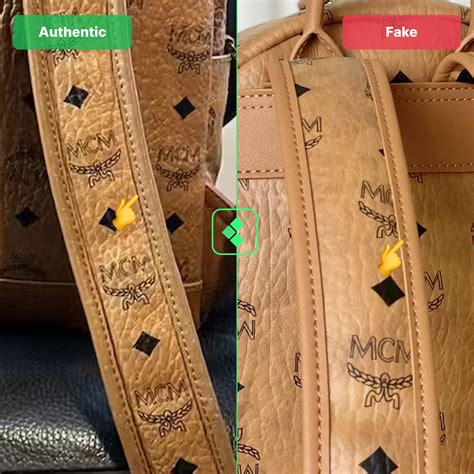 how to tell if mcm bag fake|bag mcm original.